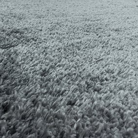 Hochflor Teppich Rund - Fuzzy Grau - product