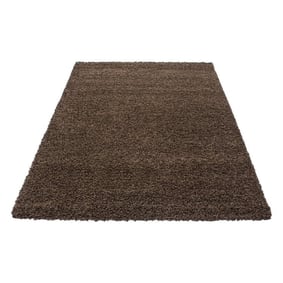 Hochflor Teppich - Life Braun - product