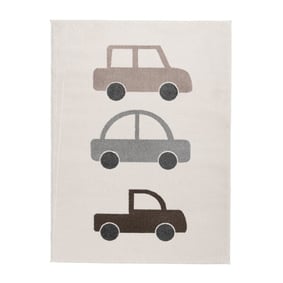 Teppich Kinderzimmer - Bowie Auto Creme - product