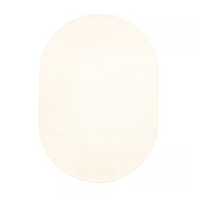 Wollteppich Oval - Feline Weiß - product