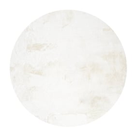 Hochflor Teppich Rund - Comfy Supreme Weiß - product