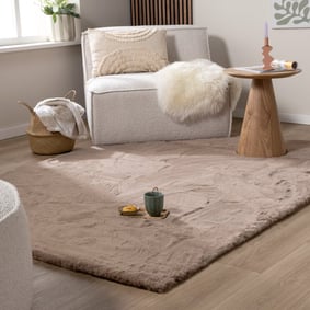 Hochflor Teppich - Comfy Supreme Taupe
