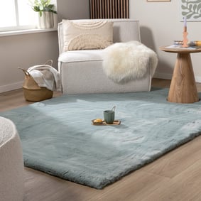 Hochflor Teppich - Comfy Supreme Türkis