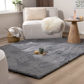 Hochflor Teppich - Comfy Supreme Anthrazit