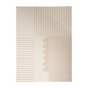 Outdoor Teppich - Capri Lines Beige Creme - product