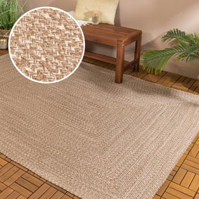 In- & Outdoor Jute Teppich - Bali Braun