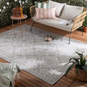 In- & Outdoor Teppich - Summer Oriental Hellgrau