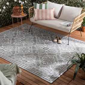 In- & Outdoor Teppich - Summer Oriental Grau
