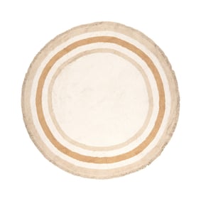 Waschbarer Kinderteppich Rund - Milo Beige - product