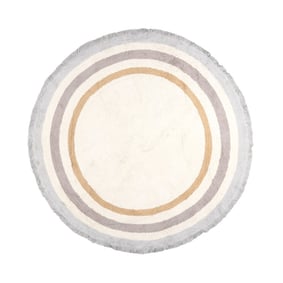 Waschbarer Kinderteppich Rund - Milo Grau - product