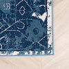 Teppich Vintage - Deep Tile Blau - thumbnail 3