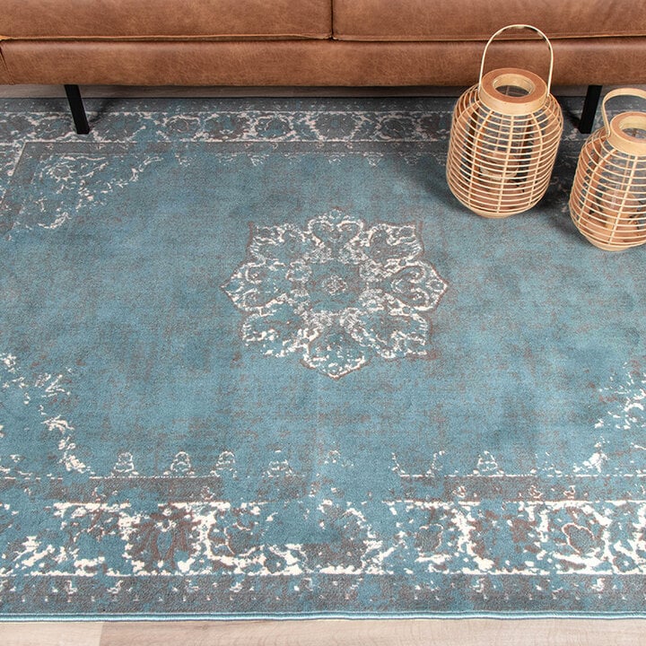 Teppich Vintage - Miracle Grau Blau - 2