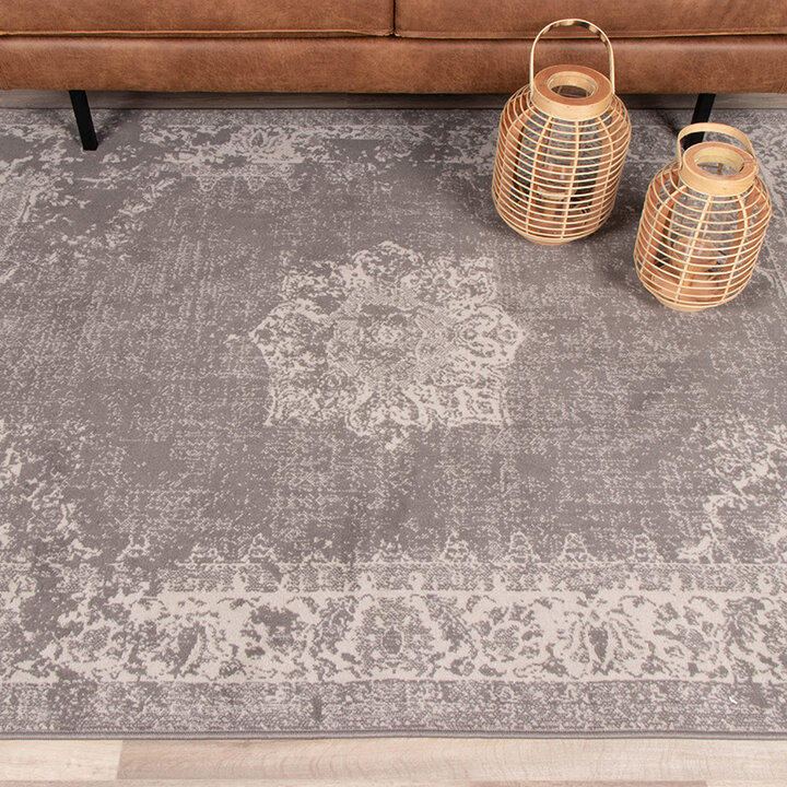 Teppich Vintage - Miracle Dunkelgrau Braun - 2