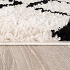Teppich Hochflor - Grand Diamond Weave Creme Schwarz - thumbnail 7