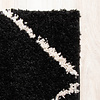 Teppich Hochflor - Grand Lines Schwarz Creme - thumbnail 6