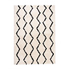 Teppich Hochflor - Grand Moves Creme Schwarz - thumbnail 1