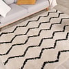 Teppich Hochflor - Grand Moves Creme Schwarz - thumbnail 3