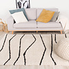Teppich Hochflor - Grand Wire Creme Schwarz - thumbnail
