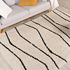 Teppich Hochflor - Grand Wire Creme Schwarz - thumbnail 3