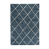 Teppich Hochflor - Grand Lines Blau Creme - thumbnail 1