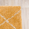 Teppich Hochflor - Grand Lines Gelb Creme - thumbnail 6