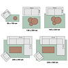 Teppich Hochflor - Grand Lines Creme Schwarz - thumbnail 9
