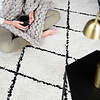 Teppich Hochflor - Grand Lines Creme Schwarz - thumbnail 4
