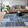 Teppich Patchwork - Dreams Grau Blau - thumbnail