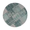 Teppich Patchwork Rund - Dreams Mint Türkis - thumbnail 1