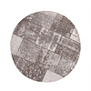 Teppich Patchwork Rund - Dreams Grau - thumbnail 1