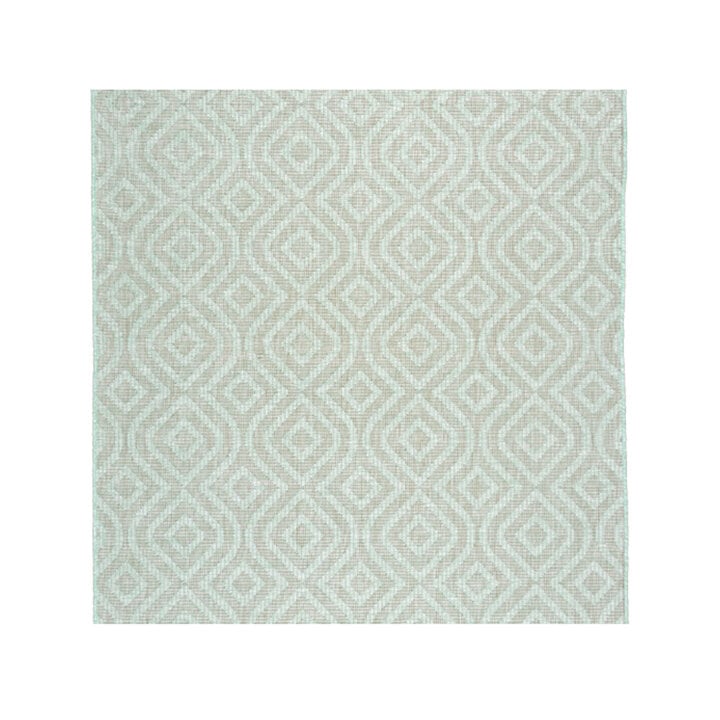 In- & Outdoor Teppich Quadrat - Summer Retro Mint - 1