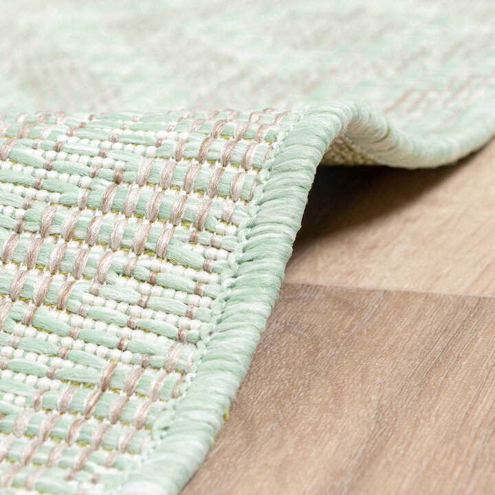 In- & Outdoor Teppich Quadrat - Summer Retro Mint - 7