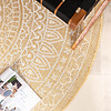 In- & Outdoor Teppich Rund - Summer Azteca Gelb - thumbnail 5