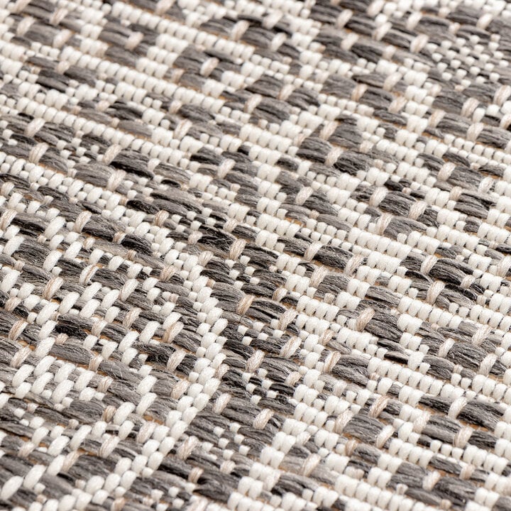 In- & Outdoor Teppich Rund - Summer Azteca Grau - 8