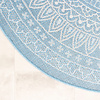 In- & Outdoor Teppich Rund - Summer Azteca Hellblau - thumbnail 7
