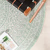 In- & Outdoor Teppich Rund - Summer Azteca Mint - thumbnail 4
