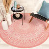 In- & Outdoor Teppich Rund - Summer Azteca Rosa - thumbnail 3