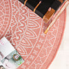 In- & Outdoor Teppich Rund - Summer Azteca Rosa - thumbnail 4