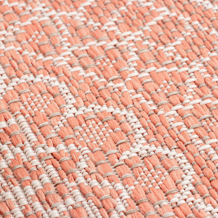 In- & Outdoor Teppich Rund - Summer Azteca Rosa - 9