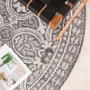 In- & Outdoor Teppich Rund - Summer Oriental Grau - thumbnail 3