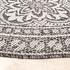 In- & Outdoor Teppich Rund - Summer Oriental Grau - thumbnail 7