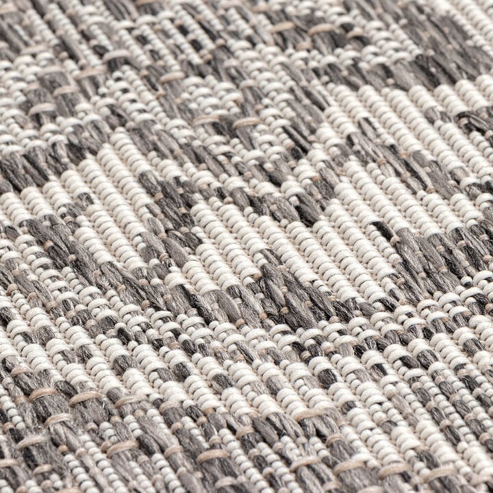 In- & Outdoor Teppich Rund - Summer Oriental Grau - 8