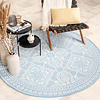 In- & Outdoor Teppich Rund - Summer Oriental Hellblau - thumbnail