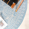In- & Outdoor Teppich Rund - Summer Oriental Hellblau - thumbnail 4