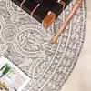 In- & Outdoor Teppich Rund - Summer Oriental Hellgrau - thumbnail 3