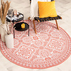 In- & Outdoor Teppich Rund - Summer Oriental Rosa - thumbnail