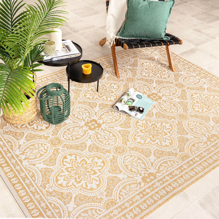 In- & Outdoor Teppich - Summer Oriental Gelb