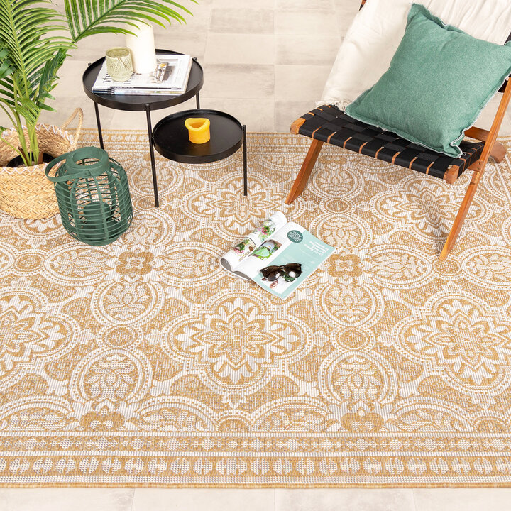 In- & Outdoor Teppich - Summer Oriental Gelb - 3