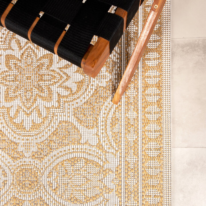 In- & Outdoor Teppich - Summer Oriental Gelb - 4