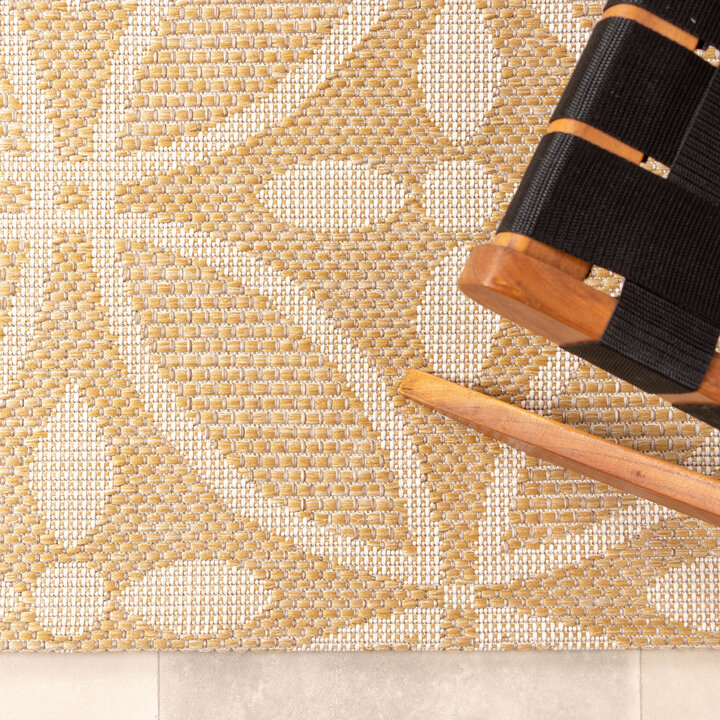 In- & Outdoor Teppich - Summer Pattern Gelb - 4